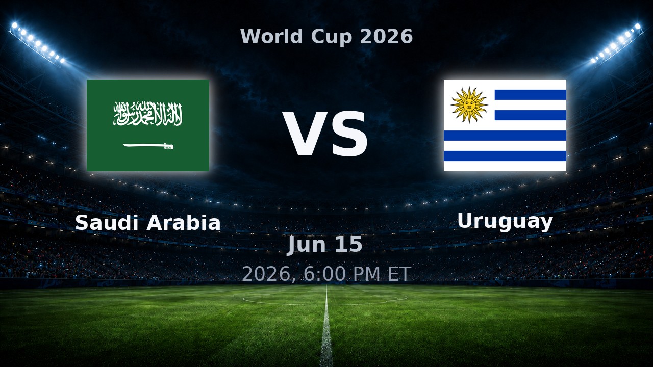 Saudi Arabia vs Uruguay: World Cup 2026 preview