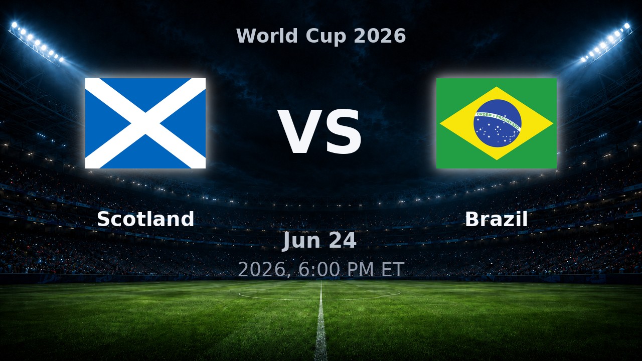 Scotland vs Brazil: World Cup 2026 preview