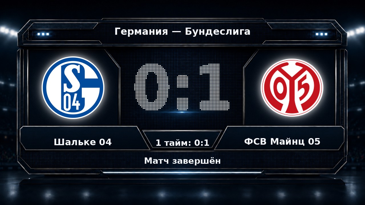 Шальке 04 — ФСВ Майнц 05: результат матча