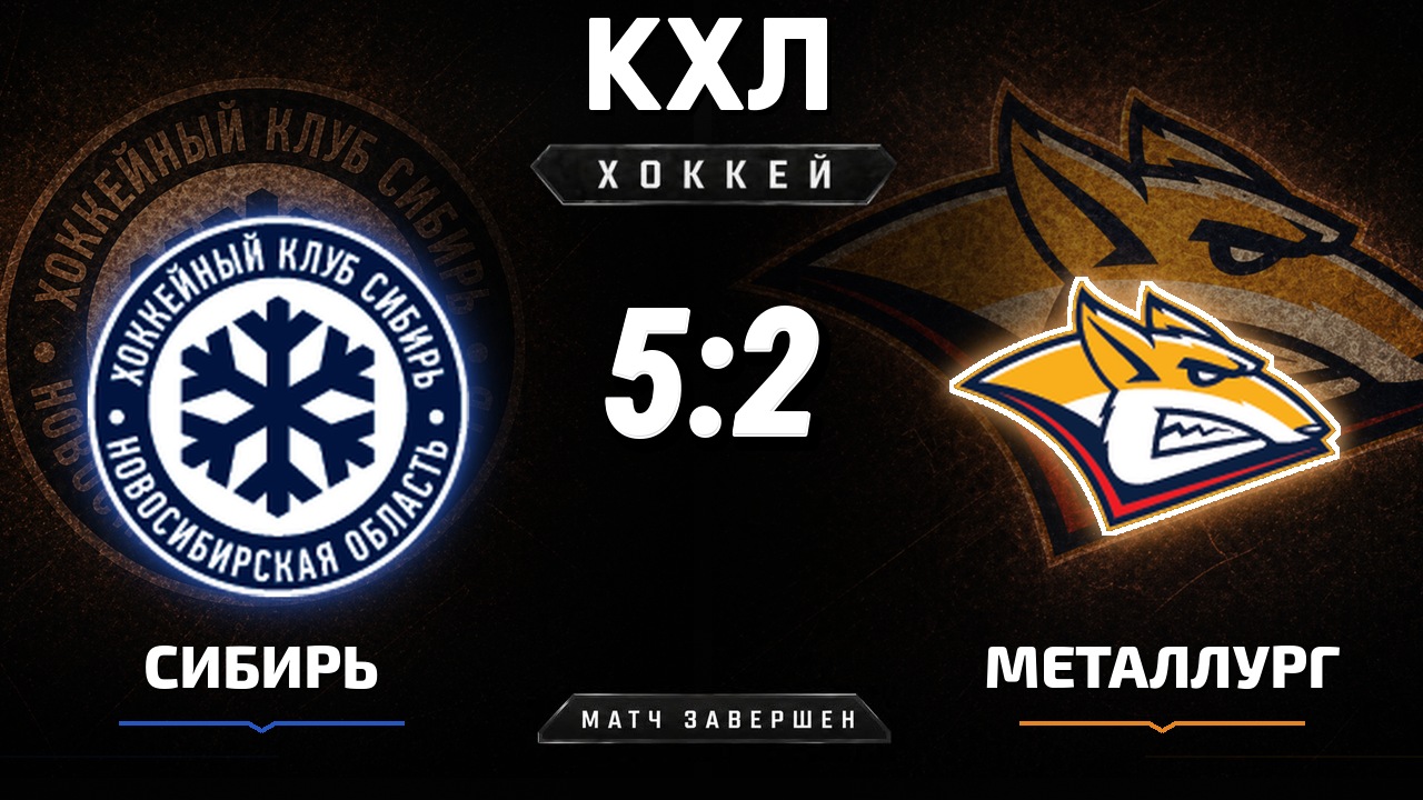 Сибирь — Металлург Мг: результат матча КХЛ
