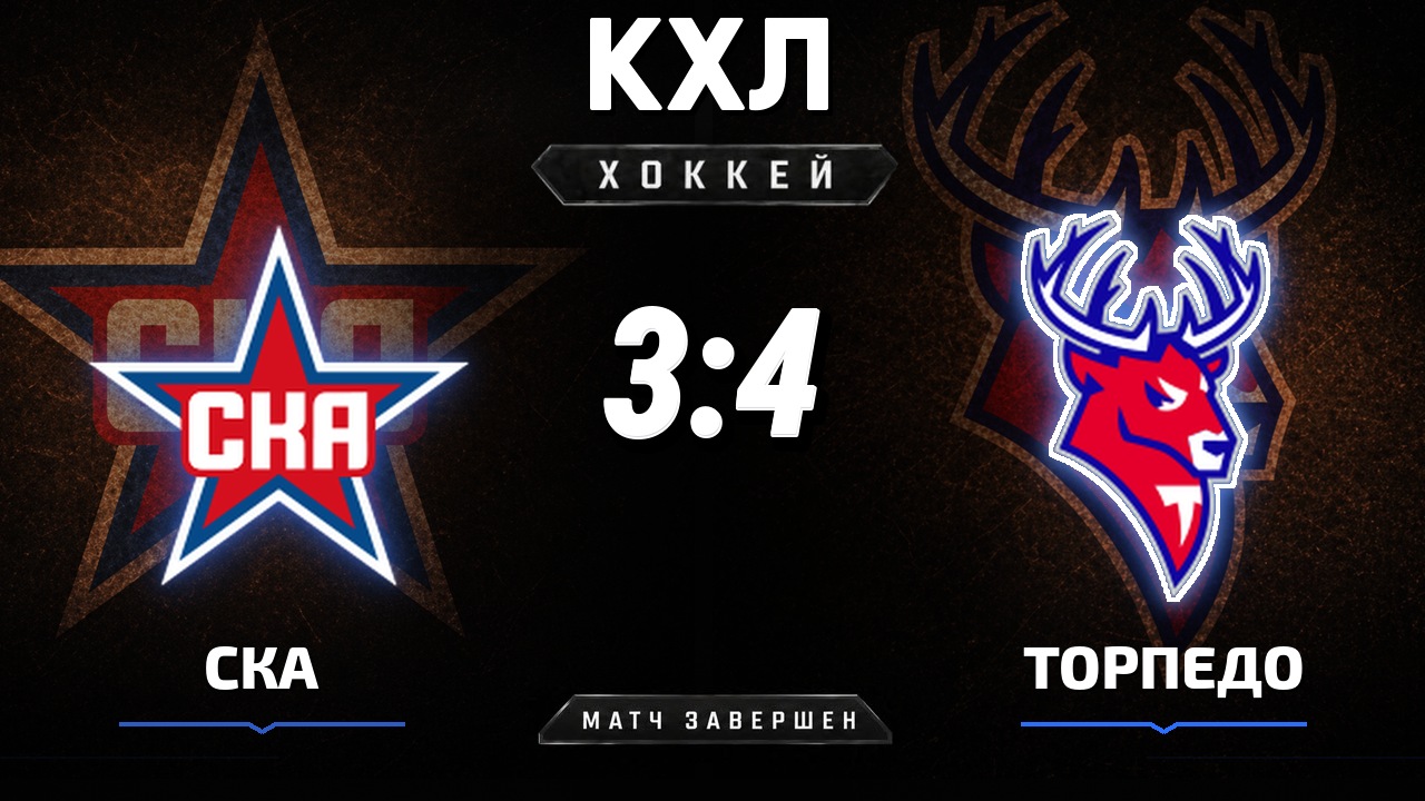 СКА — Торпедо: результат матча КХЛ
