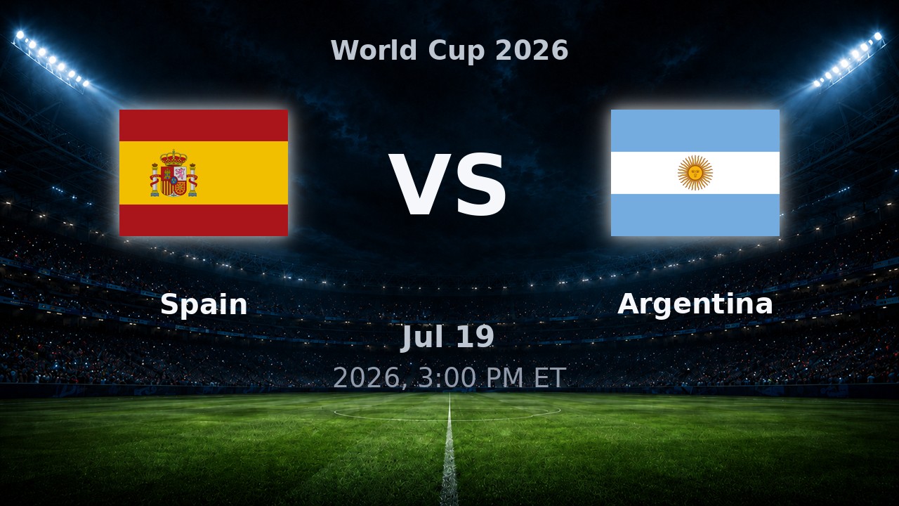 Spain vs Argentina: World Cup 2026 preview