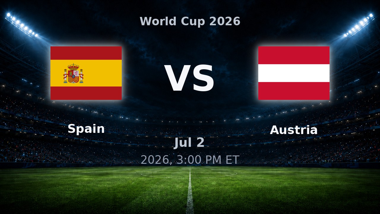 Spain vs Austria: World Cup 2026 preview