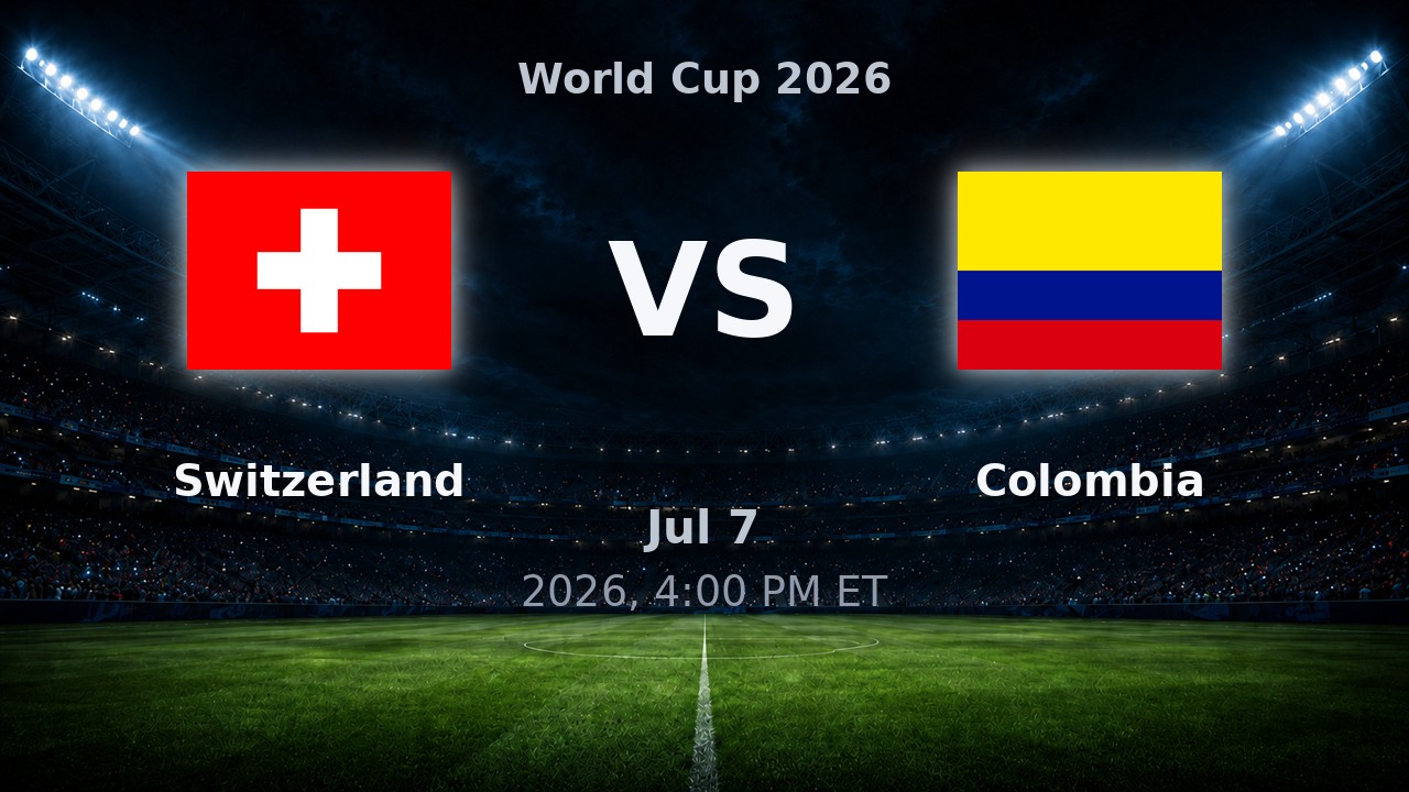 Switzerland vs Colombia: World Cup 2026 preview