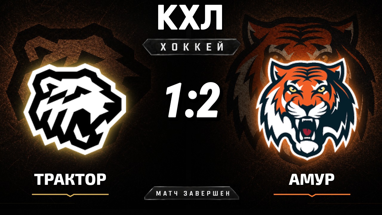 Трактор — Амур: результат матча КХЛ