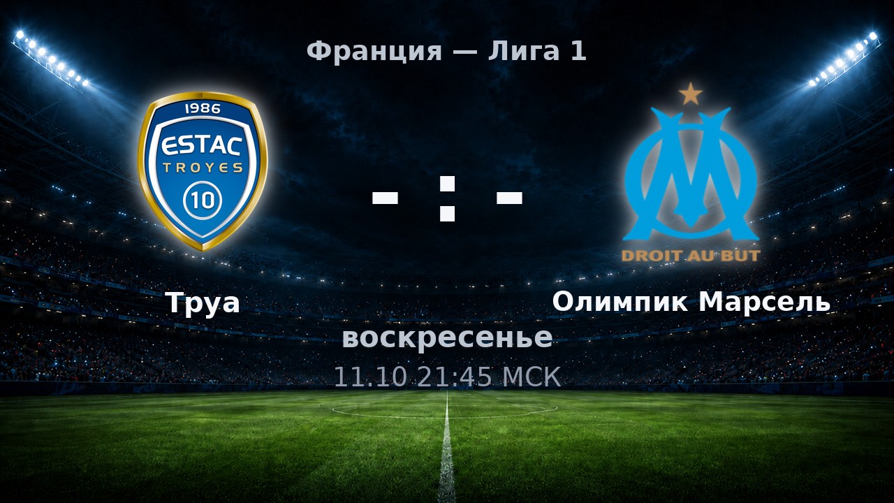 Труа — Олимпик Марсель: анонс матча