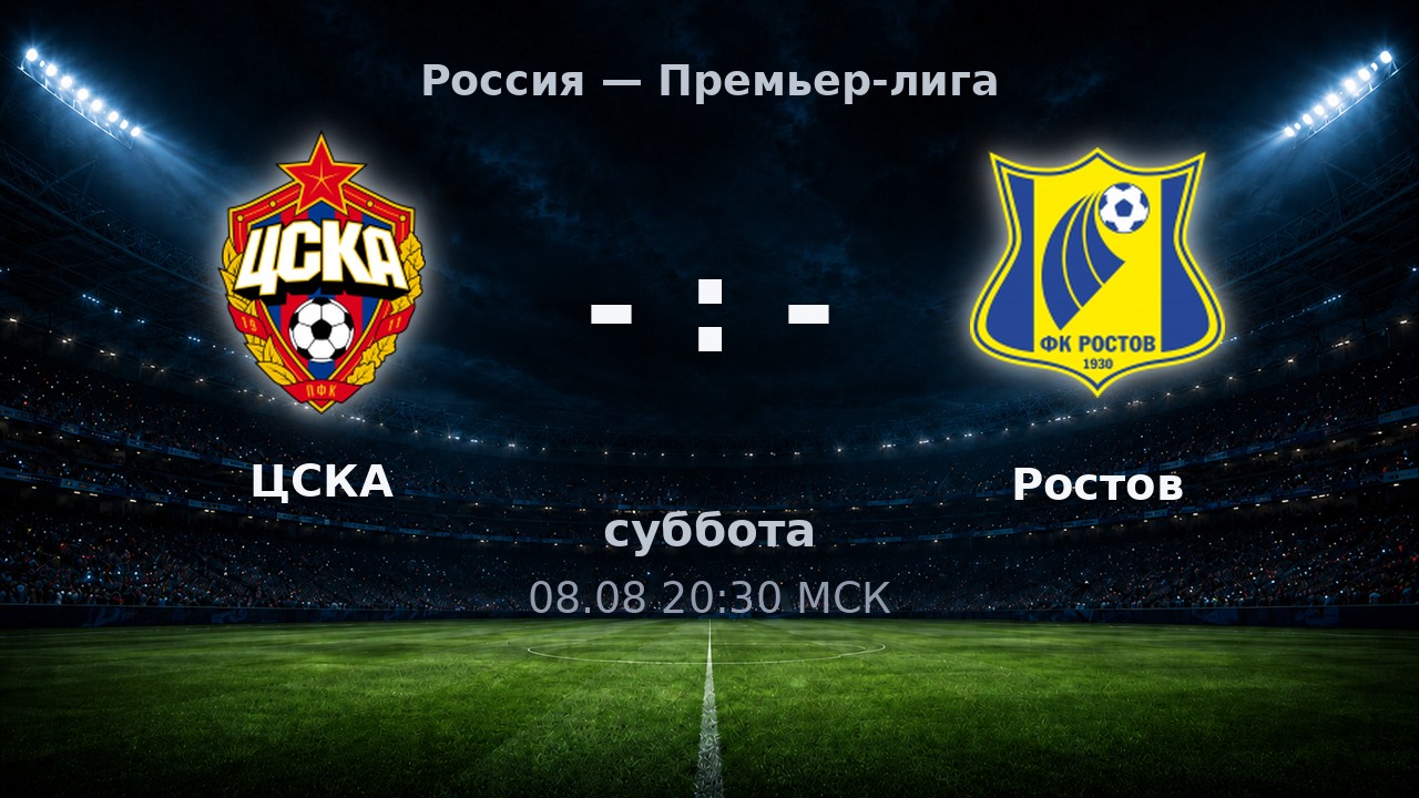 ЦСКА — Ростов: анонс матча