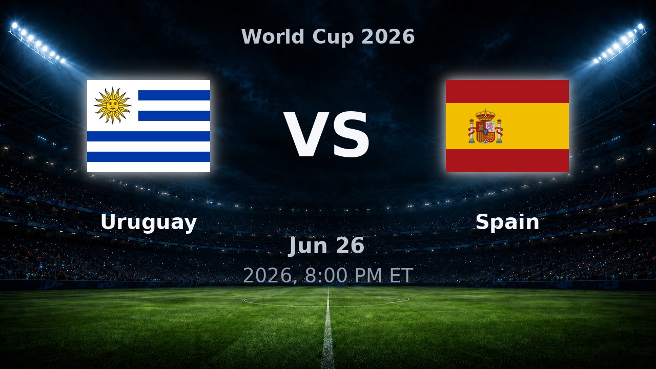 Uruguay vs Spain: World Cup 2026 preview