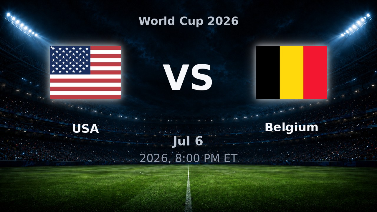 USA vs Belgium: World Cup 2026 preview