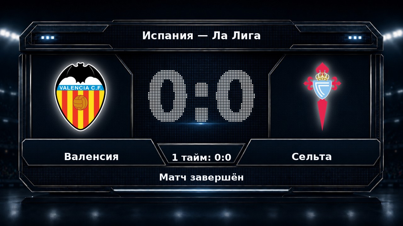 Валенсия — Сельта: результат матча