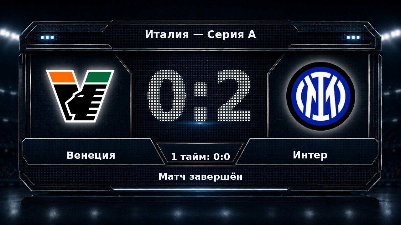Венеция — Интер: результат матча
